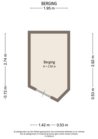 Floorplan - Warmoesstraat 1, 4201 HW Gorinchem